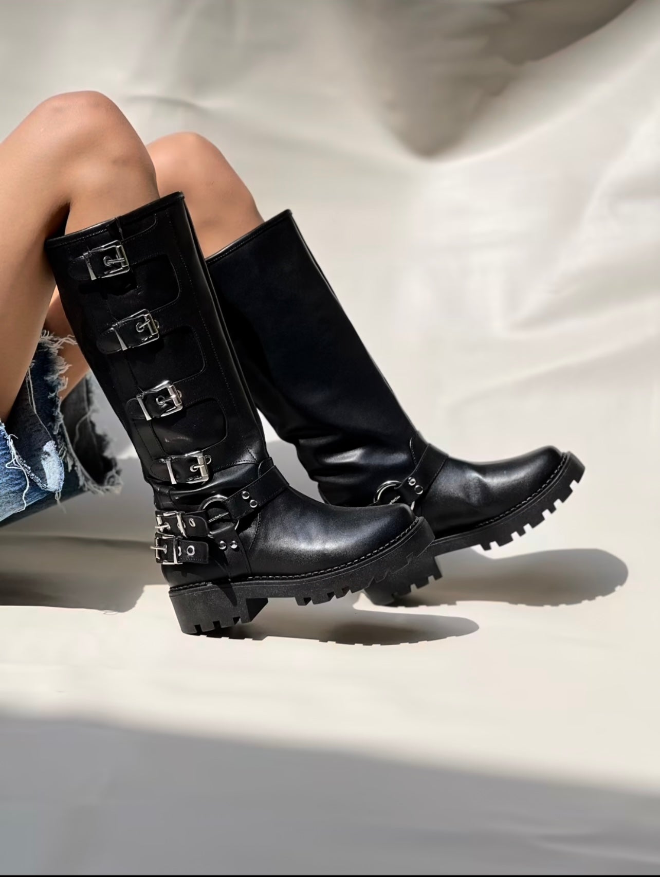 Biker Boots Negra