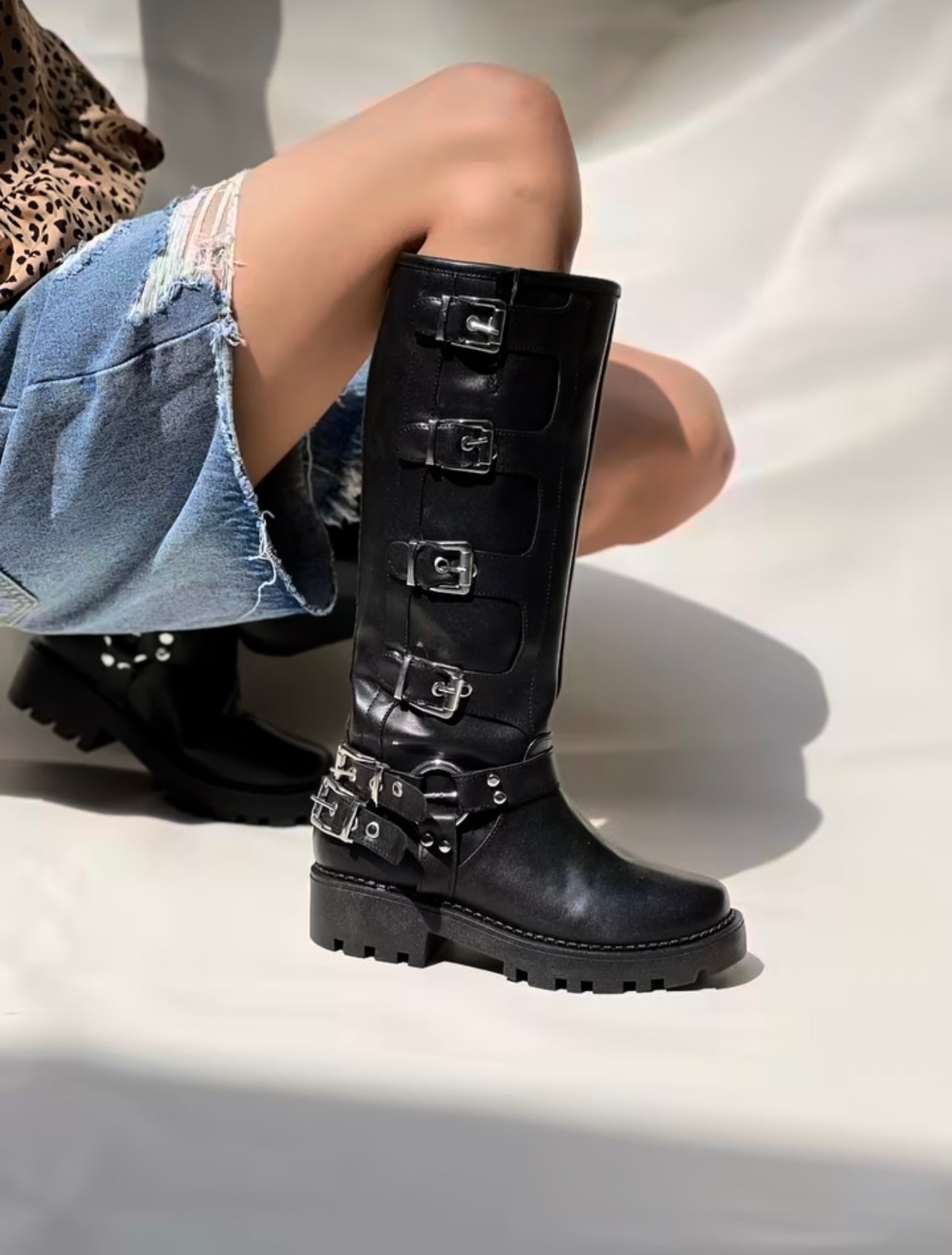 Biker Boots Negra